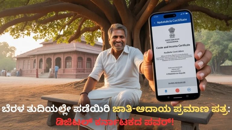 ಜಾತಿ-ಆದಾಯ ಪ್ರಮಾಣ ಪತ್ರ